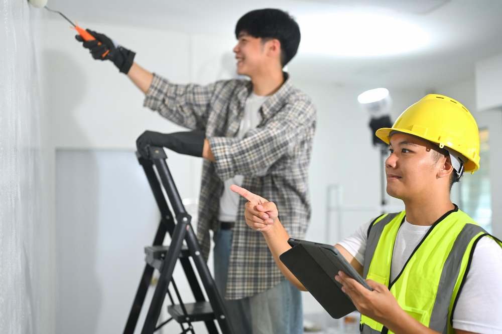 Renovation work ongoing